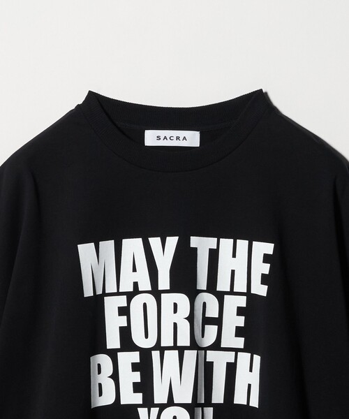 SACRA(サクラ)の「<SACRA>ビッグロゴ Tシャツ(Tシャツ/カットソー・レディース・ダークグレー/ホワイト/ブラック・38)」の8枚目の写真