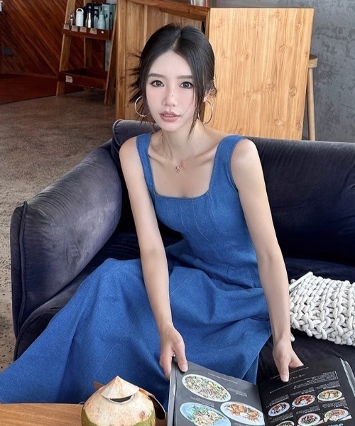 REBALANCE(リバランス)の「デニムワンピース(ワンピース・レディース・A・SMALL/MEDIUM/LARGE)」の5枚目の写真