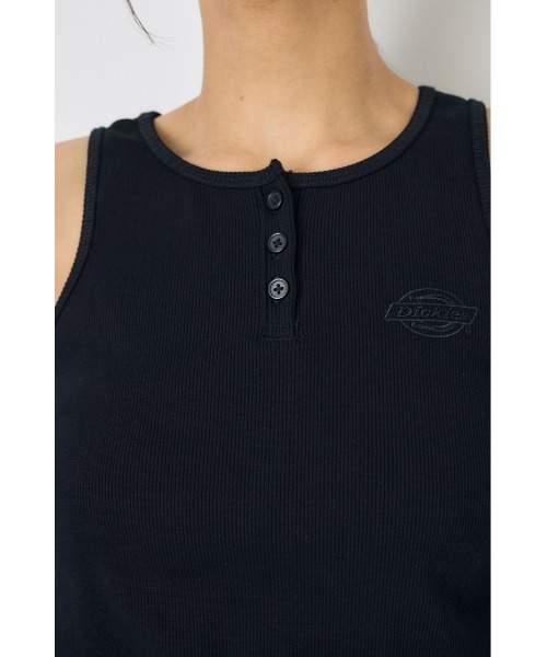 AZUL by moussy(アズールバイマウジー)の「【Dickies×AZUL】ヘンリネークタンクトップ(タンクトップ・レディース・ブラック/オフホワイト/イエロー系その他・FREE)」の21枚目の写真