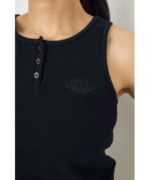 AZUL by moussy(アズールバイマウジー)の「【Dickies×AZUL】ヘンリネークタンクトップ(タンクトップ・レディース・ブラック/オフホワイト/イエロー系その他・FREE)」の22枚目の写真
