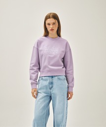 W CLASSIC LOGO CROP SWEATSHIRT
