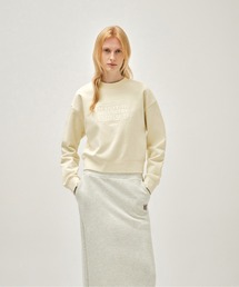 W CLASSIC LOGO CROP SWEATSHIRT