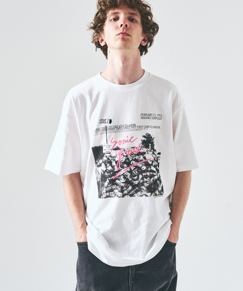 417 EDIFICE(フォーワンセブンエディフィス)の「NOISE ARCHIVE Tシャツ(Tシャツ/カットソー・メンズ・ブラックミックス/ホワイト/ホワイト系その他/ブラック/ホワイト×ホワイト/ブラック系その他・MEDIUM/LARGE/X-LARGE)」の7枚目の写真