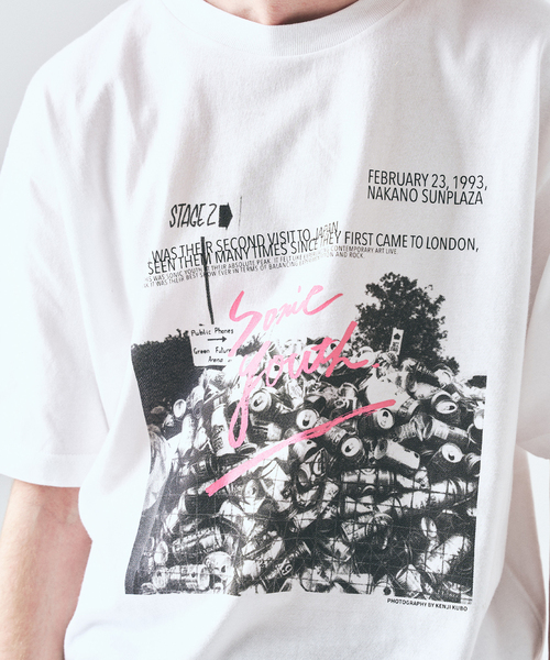 417 EDIFICE(フォーワンセブンエディフィス)の「NOISE ARCHIVE Tシャツ(Tシャツ/カットソー・メンズ・ブラックミックス/ホワイト/ホワイト系その他/ブラック/ホワイト×ホワイト/ブラック系その他・MEDIUM/LARGE/X-LARGE)」の10枚目の写真