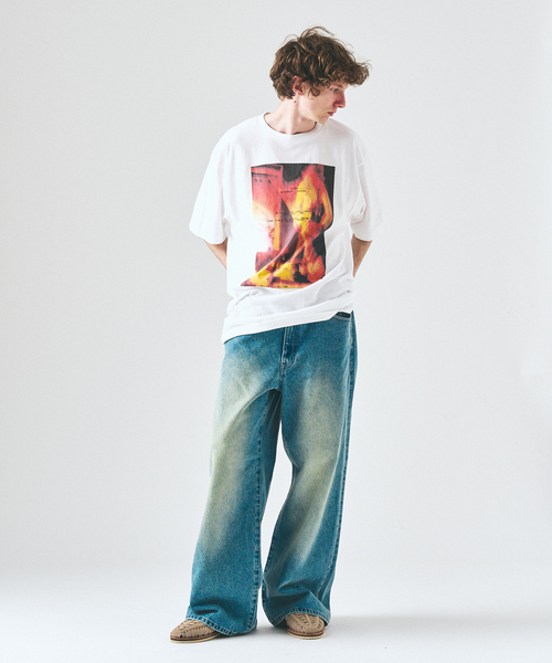 417 EDIFICE(フォーワンセブンエディフィス)の「NOISE ARCHIVE Tシャツ(Tシャツ/カットソー・メンズ・ブラックミックス/ホワイト/ホワイト系その他/ブラック/ホワイト×ホワイト/ブラック系その他・MEDIUM/LARGE/X-LARGE)」の12枚目の写真