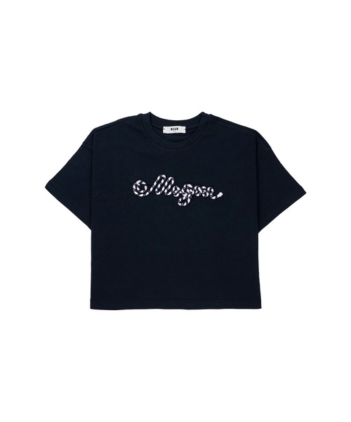 セール】MSGM KIDS ROPEロゴ Tシャツ（Tシャツ/カットソー）｜MSGM
