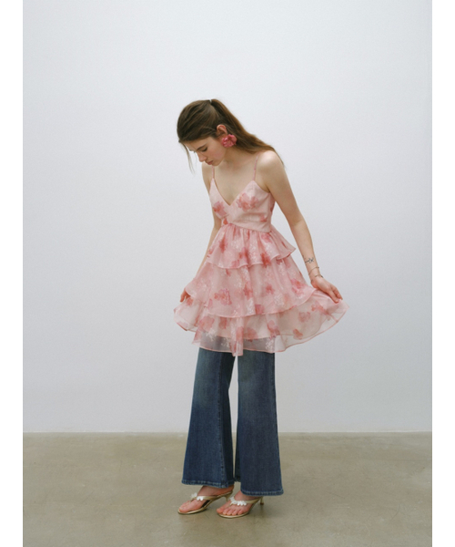 SINCETHEN（シンスゼン）の「ブルーデニムブーツカットパンツ（デニムパンツ・レディース・その他・SMALL/MEDIUM/LARGE）」の5枚目の写真