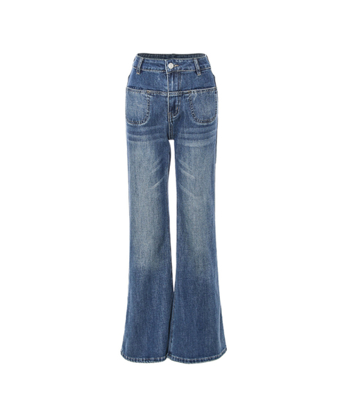 SINCETHEN（シンスゼン）の「ブルーデニムブーツカットパンツ（デニムパンツ・レディース・その他・SMALL/MEDIUM/LARGE）」の11枚目の写真