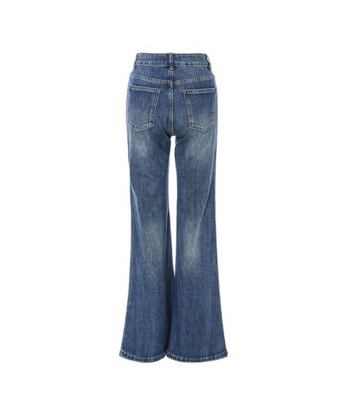 SINCETHEN（シンスゼン）の「ブルーデニムブーツカットパンツ（デニムパンツ・レディース・その他・SMALL/MEDIUM/LARGE）」の12枚目の写真