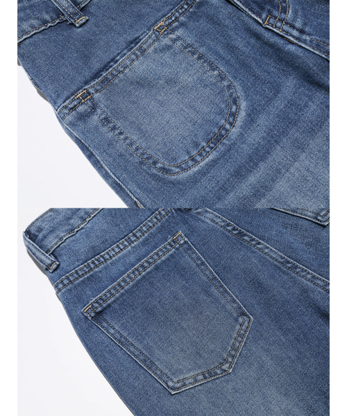 SINCETHEN（シンスゼン）の「ブルーデニムブーツカットパンツ（デニムパンツ・レディース・その他・SMALL/MEDIUM/LARGE）」の16枚目の写真