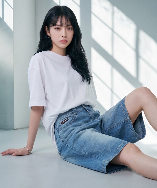 FUBU( フブ)の「【FUBU/フブ】DENIM BUGGY SHORTS/デニムバギーショーツ(デニムパンツ・メンズ・ライトブルー/ブラック/ホワイト系・34inch/36inch/38inch/32inch)」の17枚目の写真