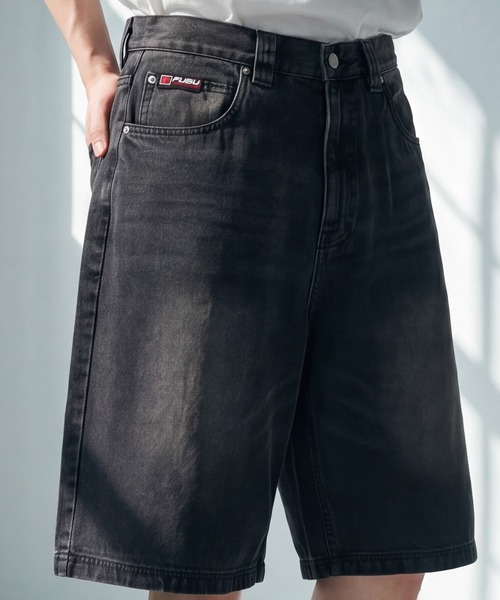 FUBU( フブ)の「【FUBU/フブ】DENIM BUGGY SHORTS/デニムバギーショーツ(デニムパンツ・メンズ・ライトブルー/ブラック/ホワイト系・34inch/36inch/38inch/32inch)」の14枚目の写真