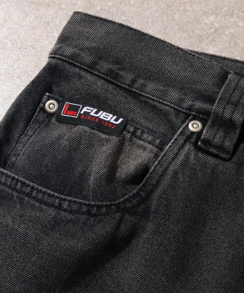 FUBU( フブ)の「【FUBU/フブ】DENIM BUGGY SHORTS/デニムバギーショーツ(デニムパンツ・メンズ・ライトブルー/ブラック/ホワイト系・34inch/36inch/38inch/32inch)」の7枚目の写真
