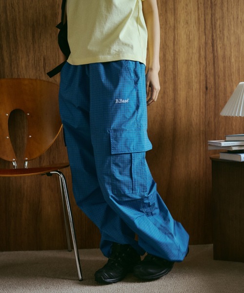 BROKEN BASE（ブロークンベース）の「ナイロンテックアノラックパンツ（カーゴパンツ・メンズ・サックスブルー系/ブルー系/ブラック系/ネイビー・SMALL/MEDIUM/LARGE）」の14枚目の写真