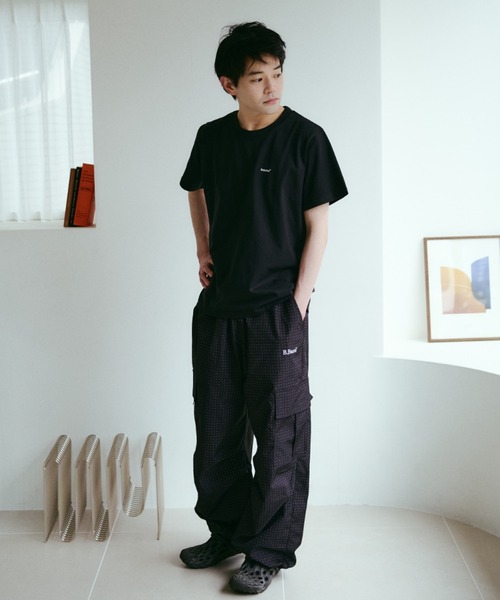 BROKEN BASE（ブロークンベース）の「ナイロンテックアノラックパンツ（カーゴパンツ・メンズ・サックスブルー系/ブルー系/ブラック系/ネイビー・SMALL/MEDIUM/LARGE）」の19枚目の写真