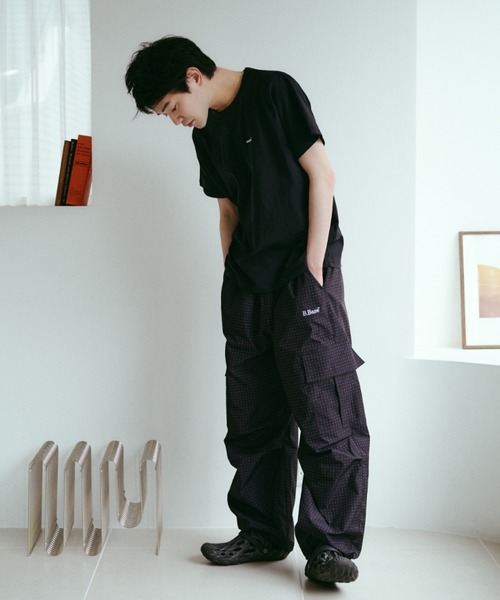 BROKEN BASE（ブロークンベース）の「ナイロンテックアノラックパンツ（カーゴパンツ・メンズ・サックスブルー系/ブルー系/ブラック系/ネイビー・SMALL/MEDIUM/LARGE）」の20枚目の写真