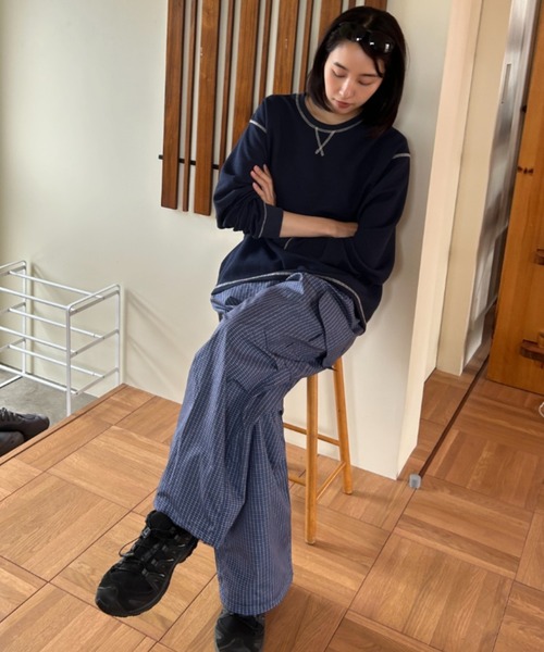 BROKEN BASE(ブロークンベース)の「ナイロンテックアノラックパンツ(カーゴパンツ・メンズ・サックスブルー系/ブルー系/ブラック系/ネイビー/ネイビー系/ブラック/ネイビー系1/サンドベージュ・SMALL/MEDIUM/LARGE)」の11枚目の写真