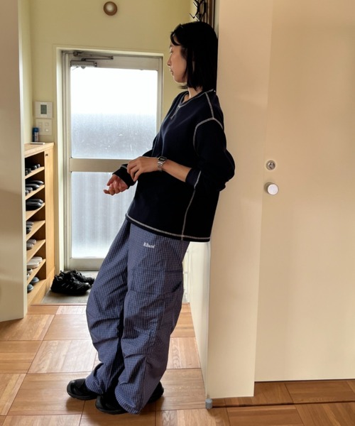 BROKEN BASE(ブロークンベース)の「ナイロンテックアノラックパンツ(カーゴパンツ・メンズ・サックスブルー系/ブルー系/ブラック系/ネイビー/ネイビー系/ブラック/ネイビー系1/サンドベージュ・SMALL/MEDIUM/LARGE)」の10枚目の写真