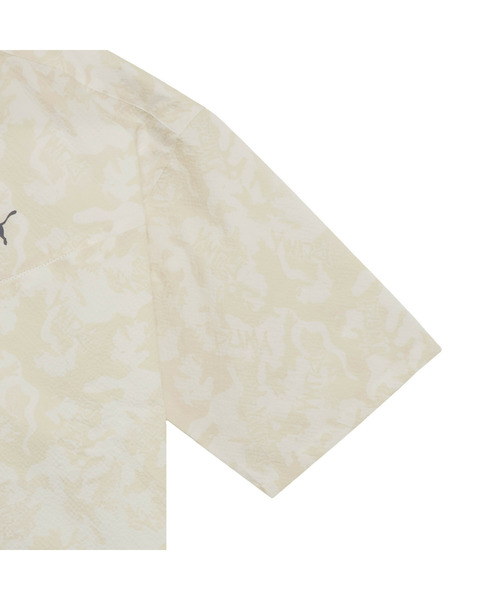 PUMA（プーマ）の「PUMA プーマ メンズ ESS エレベーテッド ウーブン AOP 半袖 Tシャツ SUMMER WOVEN A（その他トップス・メンズ・ブラック/ホワイト/グリーン系その他・MEDIUM/SMALL/XX-LARGE/X-LARGE/LARGE）」の8枚目の写真