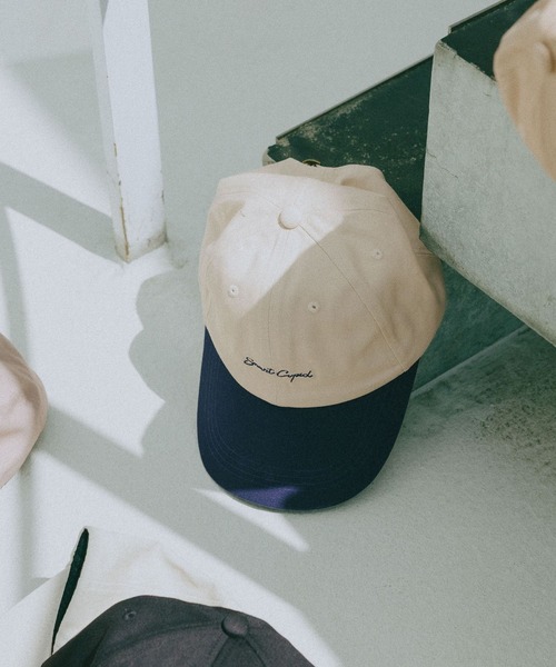 GLOBAL WORK(グローバルワーク)の「UVカット刺繍ロゴCAP/661487(キャップ・レディース・オフホワイト/チャコールグレー/ベージュ/ネイビー/ブラック/ライトグレー・FREE)」の1枚目の写真