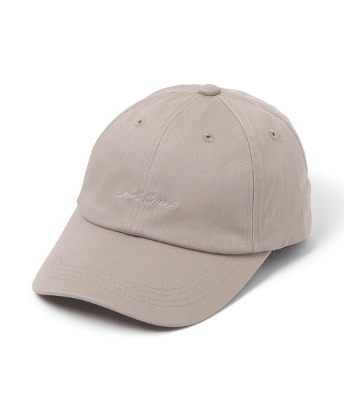 GLOBAL WORK(グローバルワーク)の「UVカット刺繍ロゴCAP/661487(キャップ・レディース・オフホワイト/チャコールグレー/ベージュ/ネイビー/ブラック/ライトグレー・FREE)」の5枚目の写真