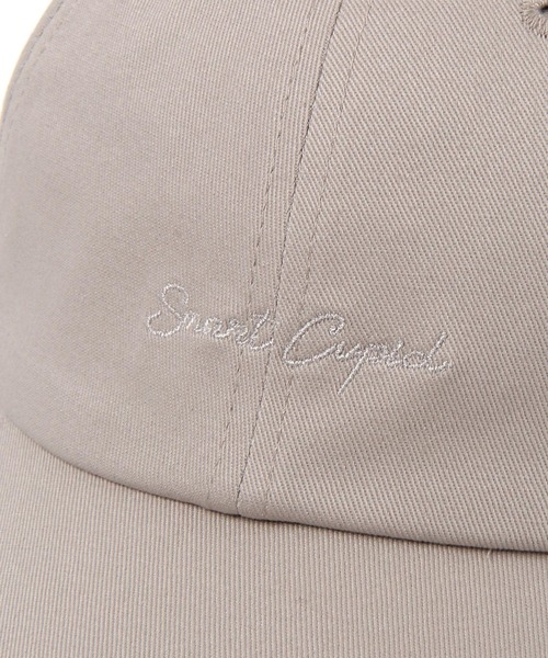 GLOBAL WORK(グローバルワーク)の「UVカット刺繍ロゴCAP/661487(キャップ・レディース・オフホワイト/チャコールグレー/ベージュ/ネイビー/ブラック/ライトグレー・FREE)」の17枚目の写真