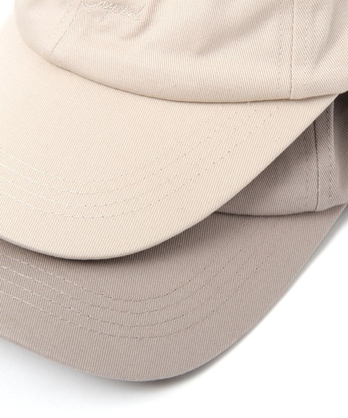 GLOBAL WORK(グローバルワーク)の「UVカット刺繍ロゴCAP/661487(キャップ・レディース・オフホワイト/チャコールグレー/ベージュ/ネイビー/ブラック/ライトグレー・FREE)」の20枚目の写真