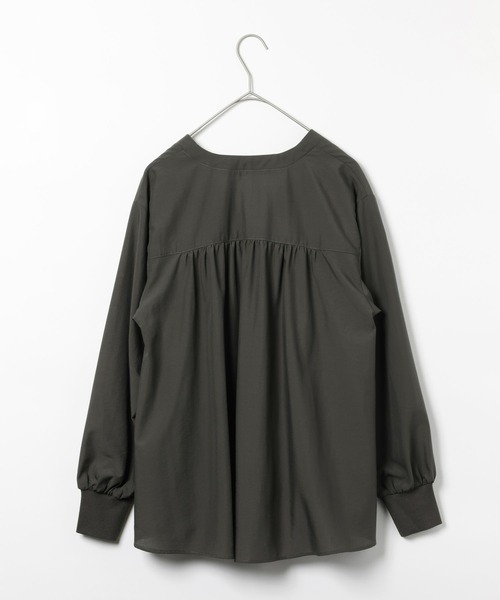 GLOBAL WORK（グローバルワーク）の「UVプロテクトカーデ長袖/645067（カーディガン/ボレロ・レディース・グレイッシュベージュ/ブラウン/ピンク/スミクロ・LARGE/MEDIUM/SMALL）」の5枚目の写真