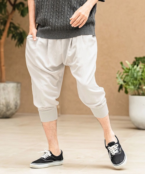 mp14973- Sarouel Cropped Jogger Pants ジョガーパンツ(S68826cmb