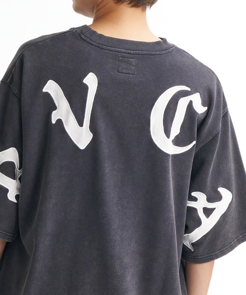 RVCA(ルーカ)の「RVCA BACK SIDE ARCH IRON SS(Tシャツ/カットソー・メンズ・ブラック/チャコール・M/L)」の1枚目の写真