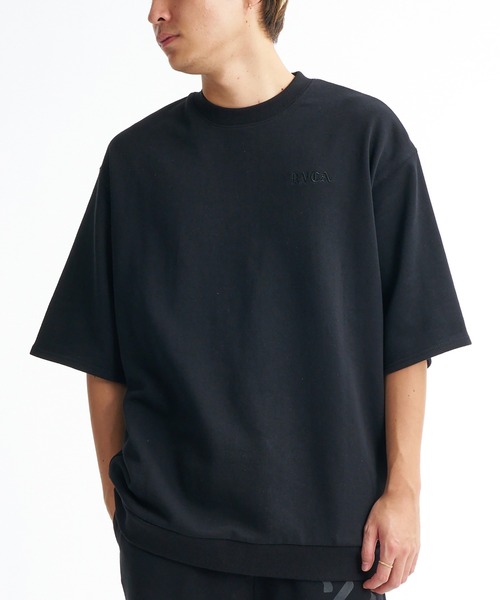 RVCA(ルーカ)の「RVCA BACK SIDE ARCH IRON SS(Tシャツ/カットソー・メンズ・ブラック/チャコール・M/L)」の6枚目の写真