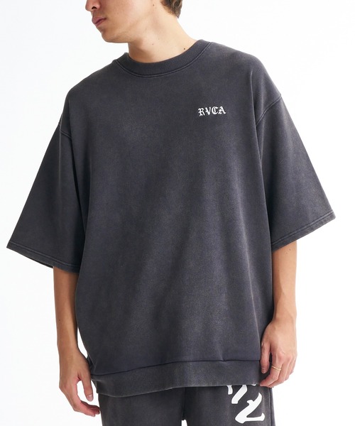 RVCA(ルーカ)の「RVCA BACK SIDE ARCH IRON SS(Tシャツ/カットソー・メンズ・ブラック/チャコール・M/L)」の4枚目の写真