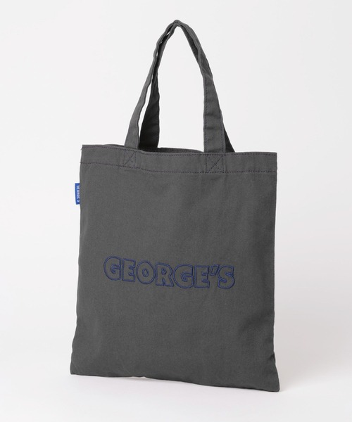 GEORGE'S(ジョージズ)の「ミニロゴトートBAG(トートバッグ・メンズ・レッド/キナリ/チャコールグレー/グリーン・FREE)」の2枚目の写真