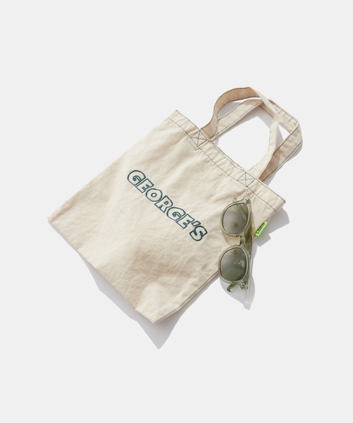 GEORGE'S(ジョージズ)の「ミニロゴトートBAG(トートバッグ・メンズ・レッド/キナリ/チャコールグレー/グリーン・FREE)」の1枚目の写真
