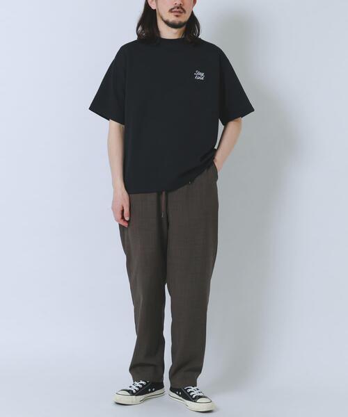 ITEMS URBANRESEARCH(アイテムズ アーバンリサーチ)の「刺繍ジャカードクールタッチ半袖トップス(Tシャツ/カットソー・メンズ・ピンクベージュ/ブラック/ブルー系その他/ホワイト・MEDIUM/LARGE)」の19枚目の写真