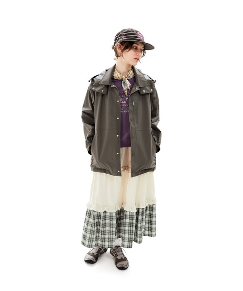 SUNLOVE(サンラブ)の「W Frill Long Skirt(スカート・レディース・ネイビー/ブラック/アイボリー・S/M)」の8枚目の写真