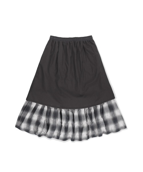 SUNLOVE(サンラブ)の「W Frill Long Skirt(スカート・レディース・ネイビー/ブラック/アイボリー・S/M)」の10枚目の写真