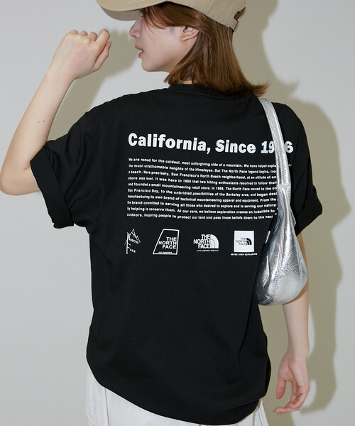 THE NORTH FACE（ザノースフェイス）の「THE NORTH FACE/ザ・ノース・フェイス Short Sleeve Historical Logo Tee/ショートスリーブ ヒストリカル ロゴ Tシャツ (NT32407)　限定展開（Tシャツ/カットソー・メンズ・ネイビー/ホワイト/ライトグレー/ブラック・MEDIUM/SMALL/X-LARGE/LARGE）」の3枚目の写真