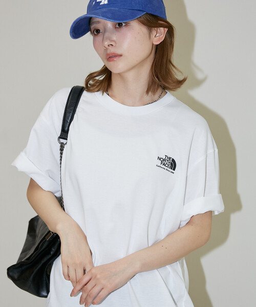 THE NORTH FACE（ザノースフェイス）の「THE NORTH FACE/ザ・ノース・フェイス Short Sleeve Historical Logo Tee/ショートスリーブ ヒストリカル ロゴ Tシャツ (NT32407)　限定展開（Tシャツ/カットソー・メンズ・ネイビー/ホワイト/ライトグレー/ブラック・MEDIUM/SMALL/X-LARGE/LARGE）」の19枚目の写真