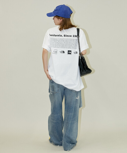 THE NORTH FACE（ザノースフェイス）の「THE NORTH FACE/ザ・ノース・フェイス Short Sleeve Historical Logo Tee/ショートスリーブ ヒストリカル ロゴ Tシャツ (NT32407)　限定展開（Tシャツ/カットソー・メンズ・ネイビー/ホワイト/ライトグレー/ブラック・MEDIUM/SMALL/X-LARGE/LARGE）」の20枚目の写真