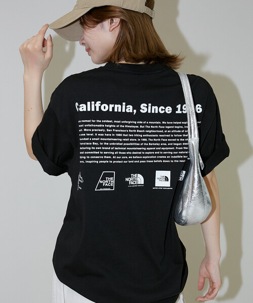 THE NORTH FACE（ザノースフェイス）の「THE NORTH FACE/ザ・ノース・フェイス Short Sleeve Historical Logo Tee/ショートスリーブ ヒストリカル ロゴ Tシャツ (NT32407)　限定展開（Tシャツ/カットソー・メンズ・ネイビー/ホワイト/ライトグレー/ブラック・MEDIUM/SMALL/X-LARGE/LARGE）」の5枚目の写真