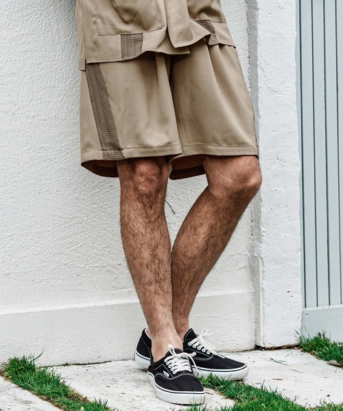 CAMBIO(カンビオ)の「mp15007- ストレッチキューバショートパンツ(その他パンツ・メンズ・ブラック/グレー/ベージュ・XL/L/M)」の15枚目の写真