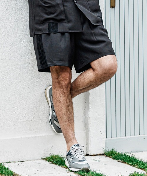 CAMBIO(カンビオ)の「mp15007- ストレッチキューバショートパンツ(その他パンツ・メンズ・ブラック/グレー/ベージュ・XL/L/M)」の21枚目の写真