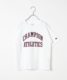 Champion（チャンピオン）の「[160cmまでサイズ展開♪]【Champion】カレッジロゴプリントT(KIDS)（Tシャツ/カットソー）」
