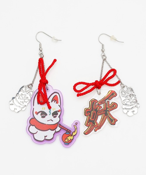 倭物やカヤ(ワモノヤカヤ)の「【中村杏子×倭物やカヤ】アクリルピアス(ピアス(両耳用)・レディース・その他2/その他1/その他3・FREE)」の7枚目の写真