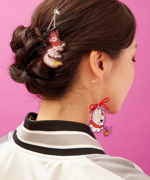 倭物やカヤ(ワモノヤカヤ)の「【中村杏子×倭物やカヤ】アクリルピアス(ピアス(両耳用)・レディース・その他2/その他1/その他3・FREE)」の12枚目の写真