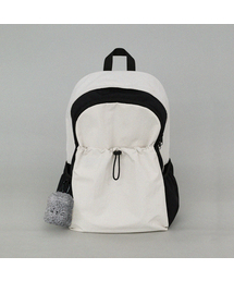 KIMHACHAN（キムハチャン）の「私の旅行メイトコーデュラトラベルバックパック + 人形ティッシュキーホルダー - 3色（バックパック/リュック）」