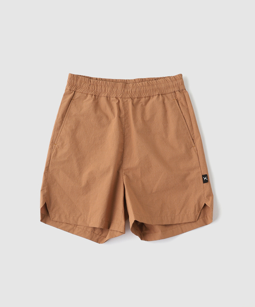 YUKI HASHIMOTO(ユウキハシモト)の「YUKI HASHIMOTO / ユウキハシモト SWIM SHORTS(その他パンツ・メンズ・ブラウン/ブラック・46/48)」の1枚目の写真