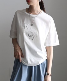 サイドドロストロゴTシャツ
