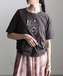 サイドドロストロゴTシャツ